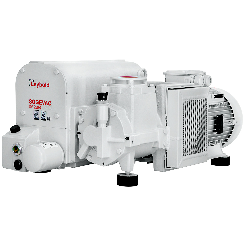 Leybold Sogevac SV220B Single Stage Rotary Vane Vacuum Pump, 3Phase